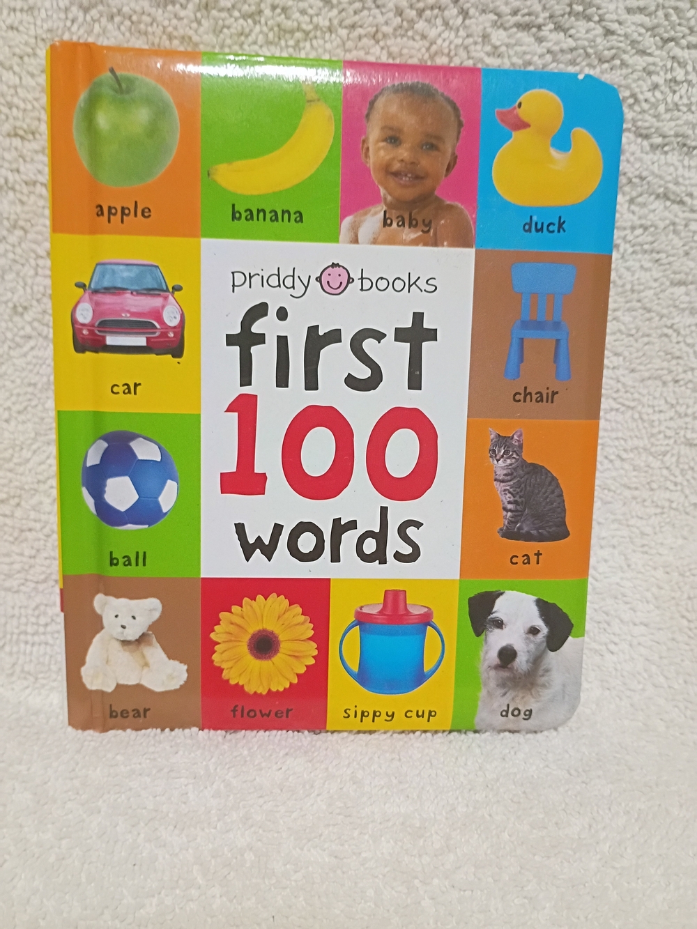 Priddy Books First 100 Words - Colorful Kids Learning Board Book (Multicolor)